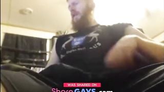 Big Dick Ginger Shoots Out A Massive Load