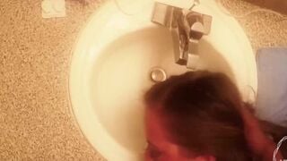 WHITE SIDE BITCH TREATED LIKE FUCK SLAVE