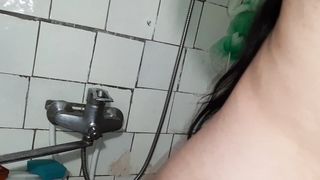 I peed in her mouth and then she licked my pussy, nipples and armpits - Lesbian Illusion Girls