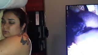 my husband masturbating by zoom with his ex while I sleep he leaves my face full of milk