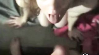 Cute girl sucks and licks balls and earns huge facial reward