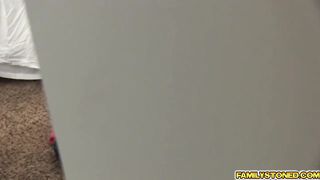 Hollie Macks young pussy fuck doggystyle by stepdad