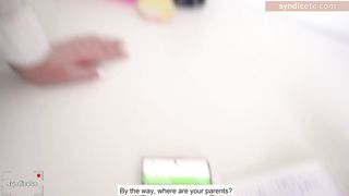 Student fucked a teacher on the table