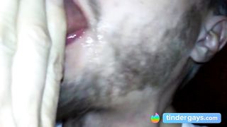 Throbbin pounds my hole raw, breeds me deep