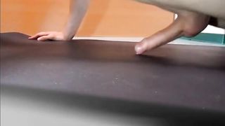 Pushups humping and cumming handsfree