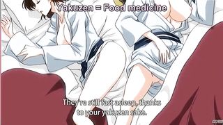 MILF in stockings with big boobs enjoys fucking (uncensored hentai)