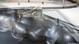 Vacbed Lube with Vibrator Orgasm