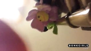 Moaning Asian Girlfriend Gets Plowed