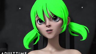 ADULT TIME - Giantess MILF Professor & Hentai Bondage - Hentai Sex University