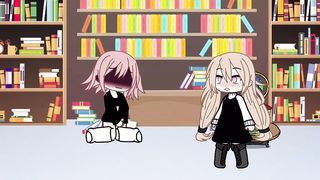 Caught mausterbating in library (gacha lesbian sex)