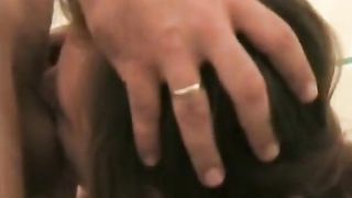 Blowjob while painting