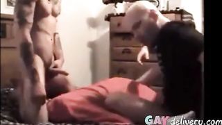 Hung Tatted Thug Breeds SkinHead Ex Prison Bitch