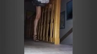 Sissy slut plugged - kinky cowgirl