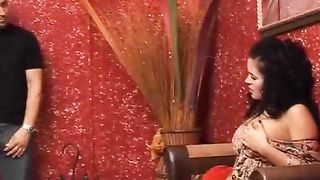 stockings brunette fucked in the ass