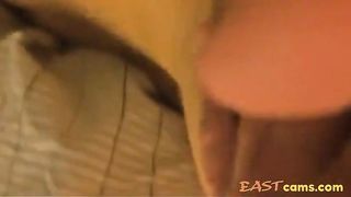 Girl fucks and sucks another man while husband records