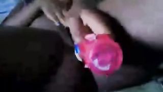 young ebony girl masturbating