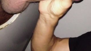 Big load of cum at the glory hole 411gloryhole.com