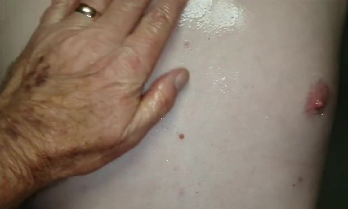 Jamiesroom Jamie lets older guy film and play.