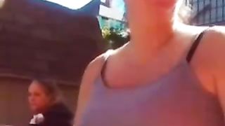 Big tittie's on busty brunette