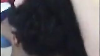 Hung White Boy Grabs Black Bitch Head Fuck