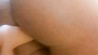 Public bathroom suction dildo!