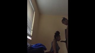 Ex Girlfriend  Deepthroats my BBC GAGGING