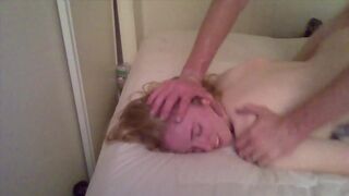 "it hurts babe, it hurts!" -do you want me to stop?- "no, I want your cum in me!"