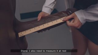 DobermanStudio Diana Episode 5 hot tasty doctor swallowing black cum hardcore vaginal creampie intense hardcore delicious