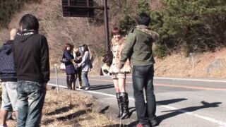 HAIRY GIRL SUCKS A MASSIVE COCK THRN SLIDES IT INTO HER