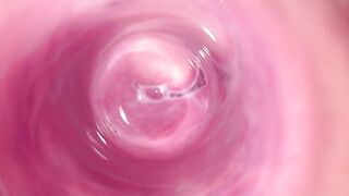 Camera deep inside Mia's teen pussy