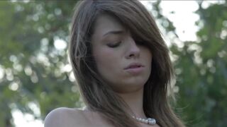 Small tits tight pussy teen masturbates her stepbrother car