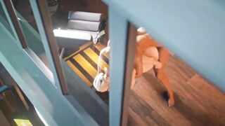 big ass oiled fucking (animation with sound)