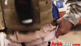 Hot fucking session with sexy arab refugee hijab 2020