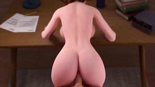 My Step Aunt Allowed Me to Fuck Her Pussy and Ass After Blowjob