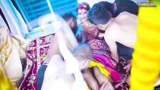 GangBang Suhagarat - Besi Indian Wife Very 1st Suhagarat with Four Husband ( Full Movie )