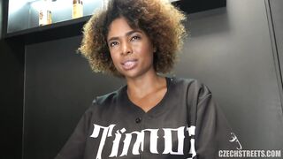 Czech Streets – Extra Sexy Black Hairdresser