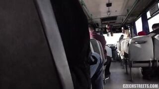 Czech Streets – Luxurious MILF fucked in a Public Bus
