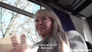 Czech Streets – Luxurious MILF fucked in a Public Bus