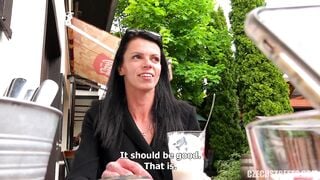 Czech Streets – Milf Enjoys a Vibrator in Public