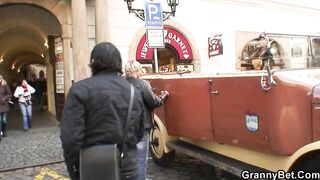 Hot in stockings riding