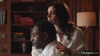 Deeper. Naughty Secretary Valentina Rides Her Boss' BBC