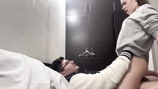 College Classmate Came to my Room to do Homework