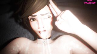 Tracer Became A Sex Toy For Futa Widowmaker & Animation