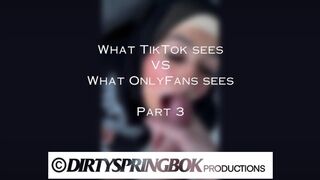 What TikTok sees VS What OnlyFans sees Part 3
