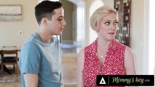 MOMMY'S BOY - Pervert Busty MILF Dee Williams Lets Her Stepson Hard Fuck Her To Boost His Confidence