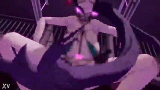 Akeno DXD Fucked while dancing Hentai 3D ANIMATION