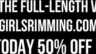 GIRLSRIMMING - Ass licking MFF action with big titted step-mom Tiffany Rousso and cutie Zazie Sky