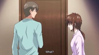 Naughty hentai step sister walks in on stepbrother having shower and sucks his big cock