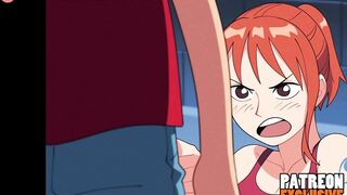 Nami Fucks Luffy for Treasure