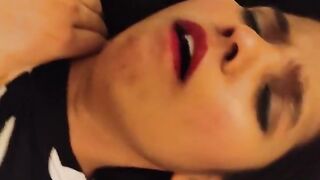 She getting ready for party but i fucked her and cum on her belly - Indian Audio Sex